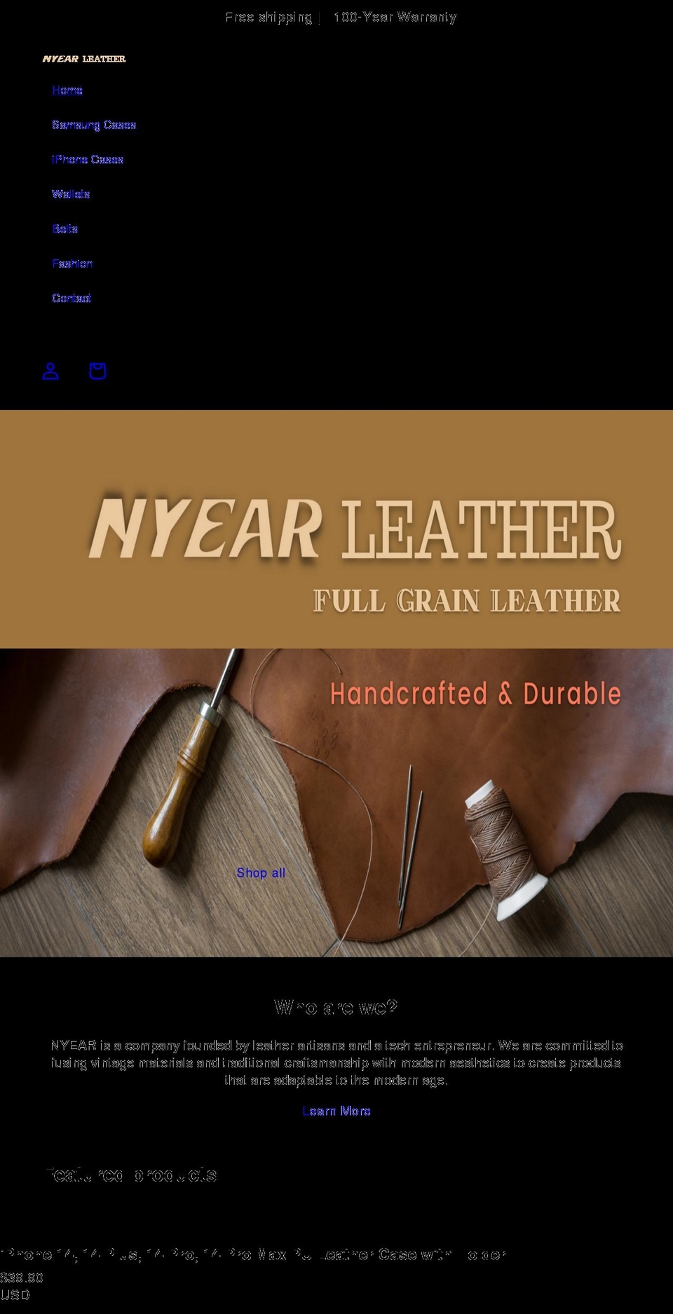 nyear.com shopify website screenshot