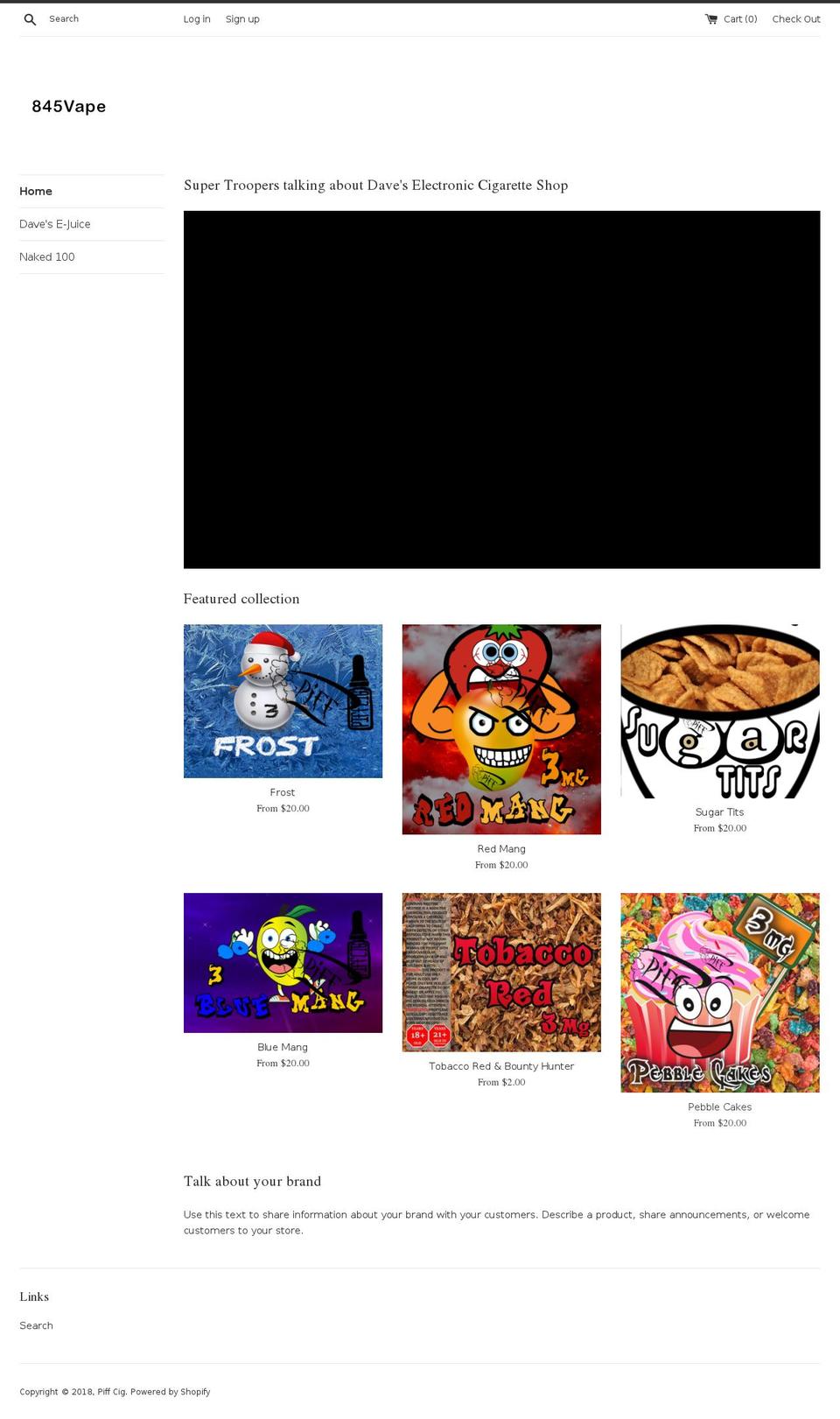 nyeliquid.com — Shopify storefront screenshot