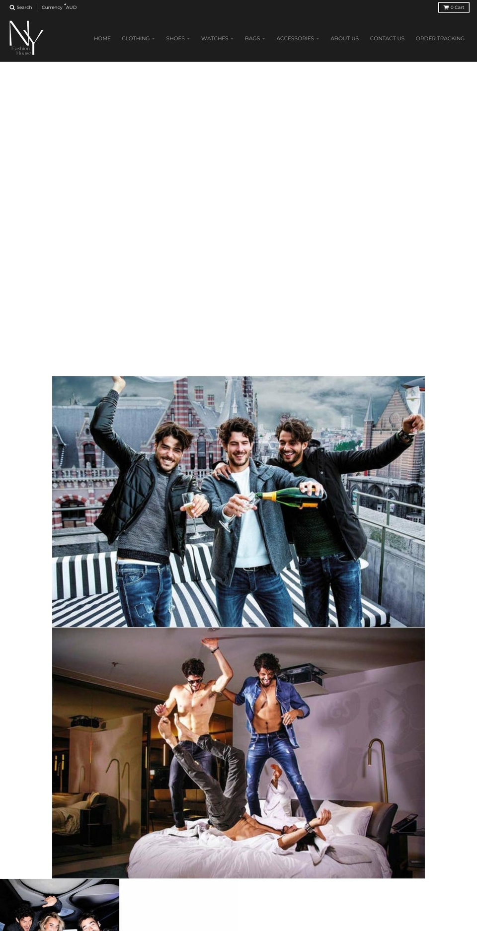 nyfashionhouse.com shopify website screenshot