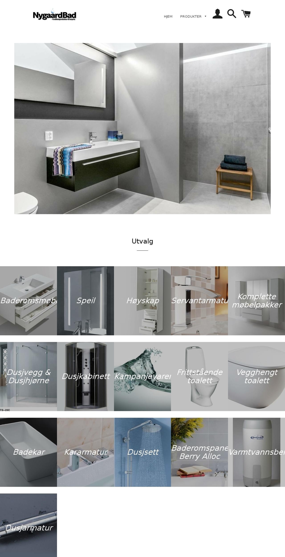 nygaardbad.com shopify website screenshot