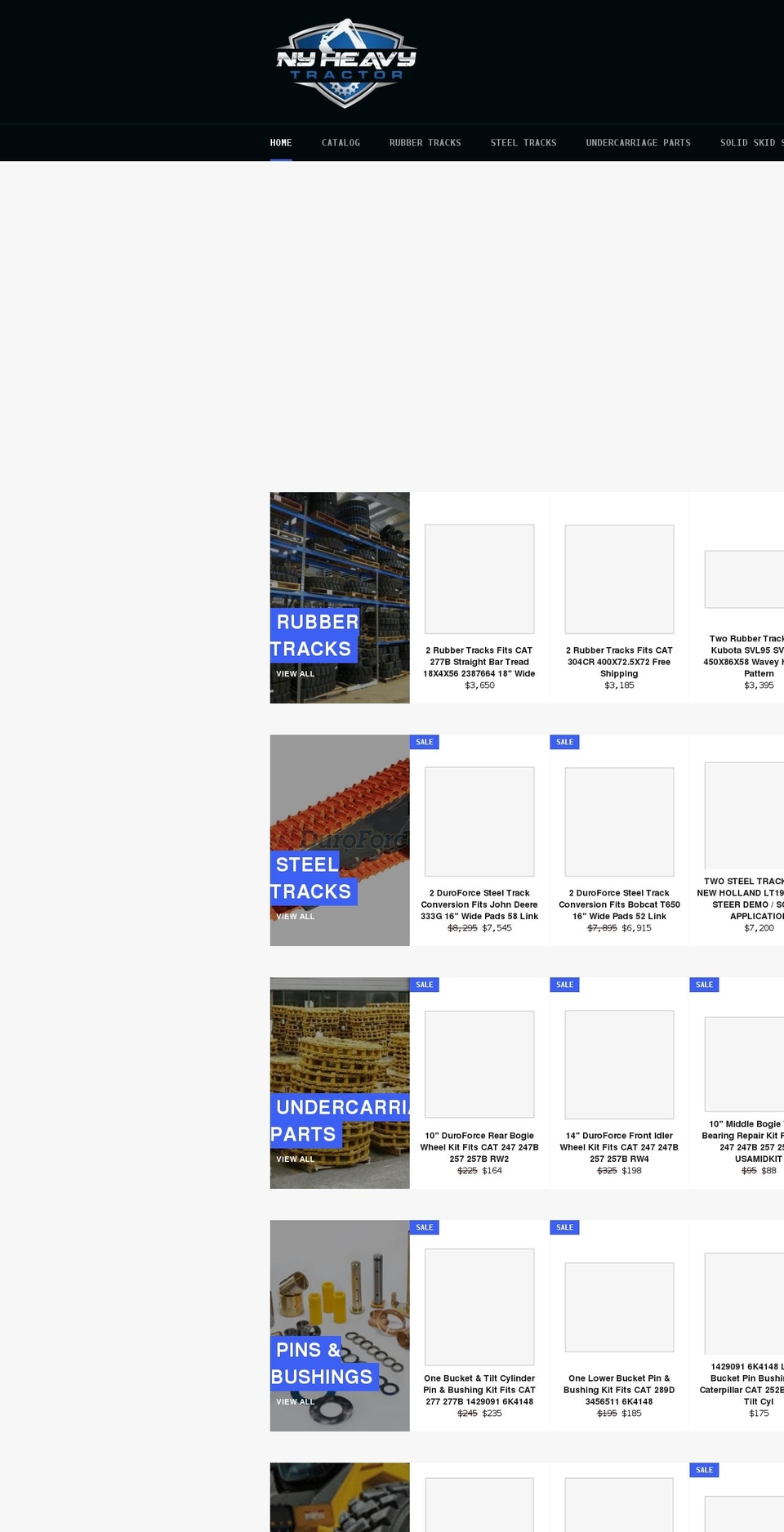 nyheavytractor.com shopify website screenshot