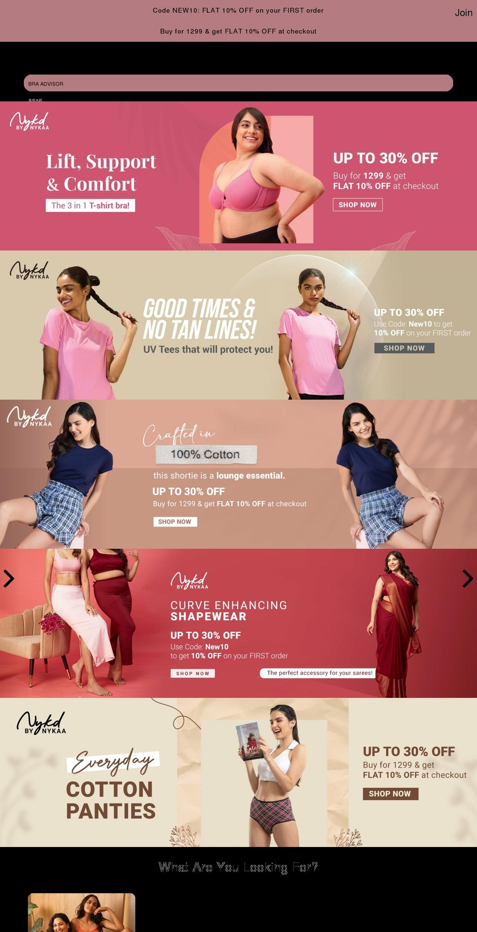 nykdbynykaa.com shopify website screenshot