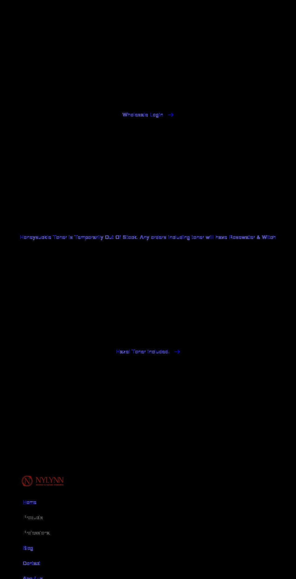 nylynn.com shopify website screenshot