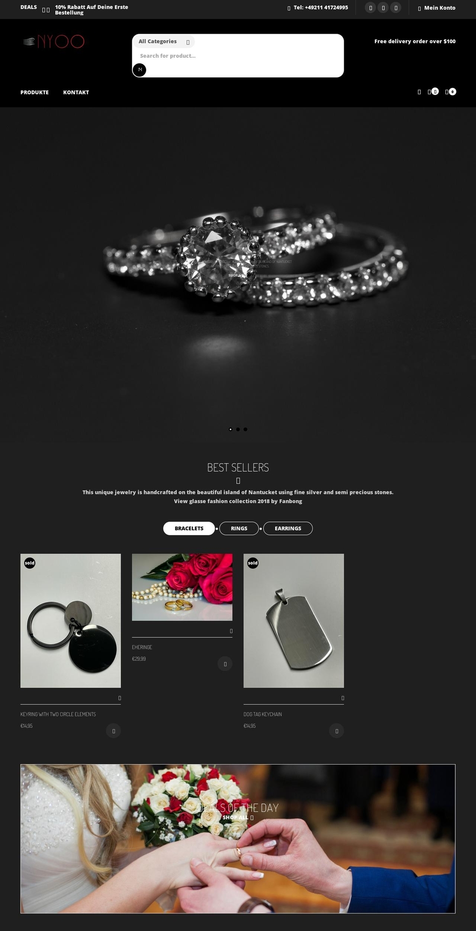 Bw store Shopify theme site example nyoo.de