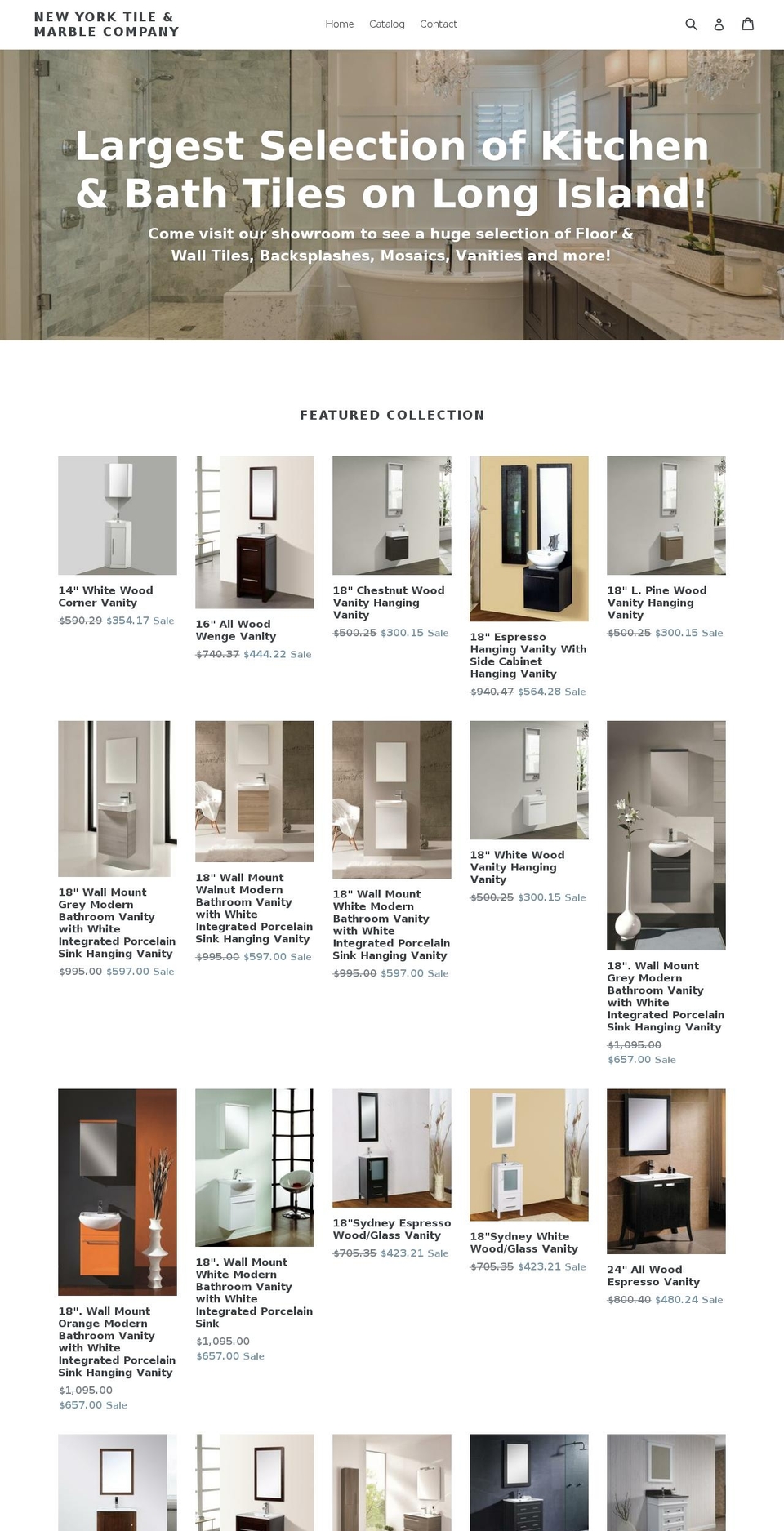 nytileco.com shopify website screenshot