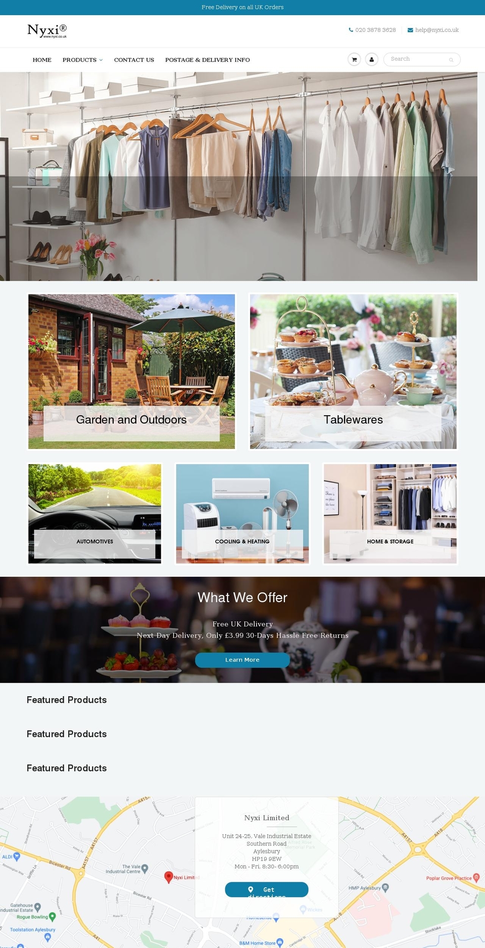 nyxi.co.uk shopify website screenshot