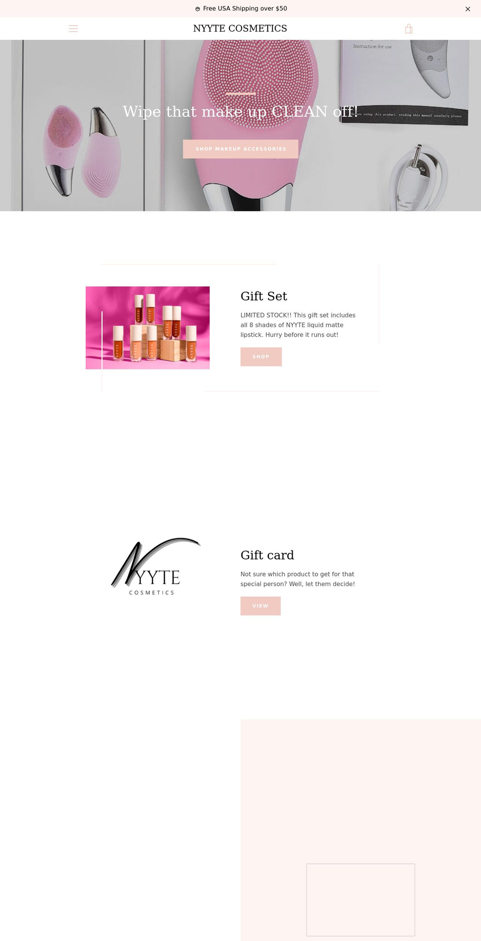 nyyte.com shopify website screenshot