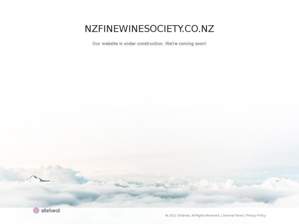 nzfinewinesociety.co.nz shopify website screenshot