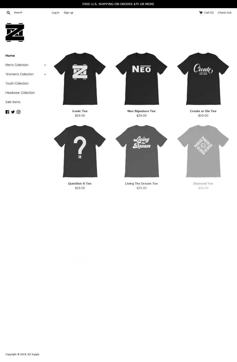 nzsupply.com shopify website screenshot