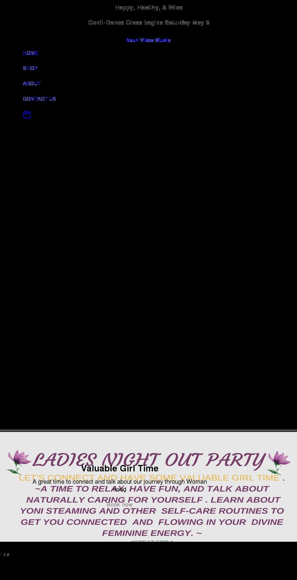 nzurivibes.com shopify website screenshot