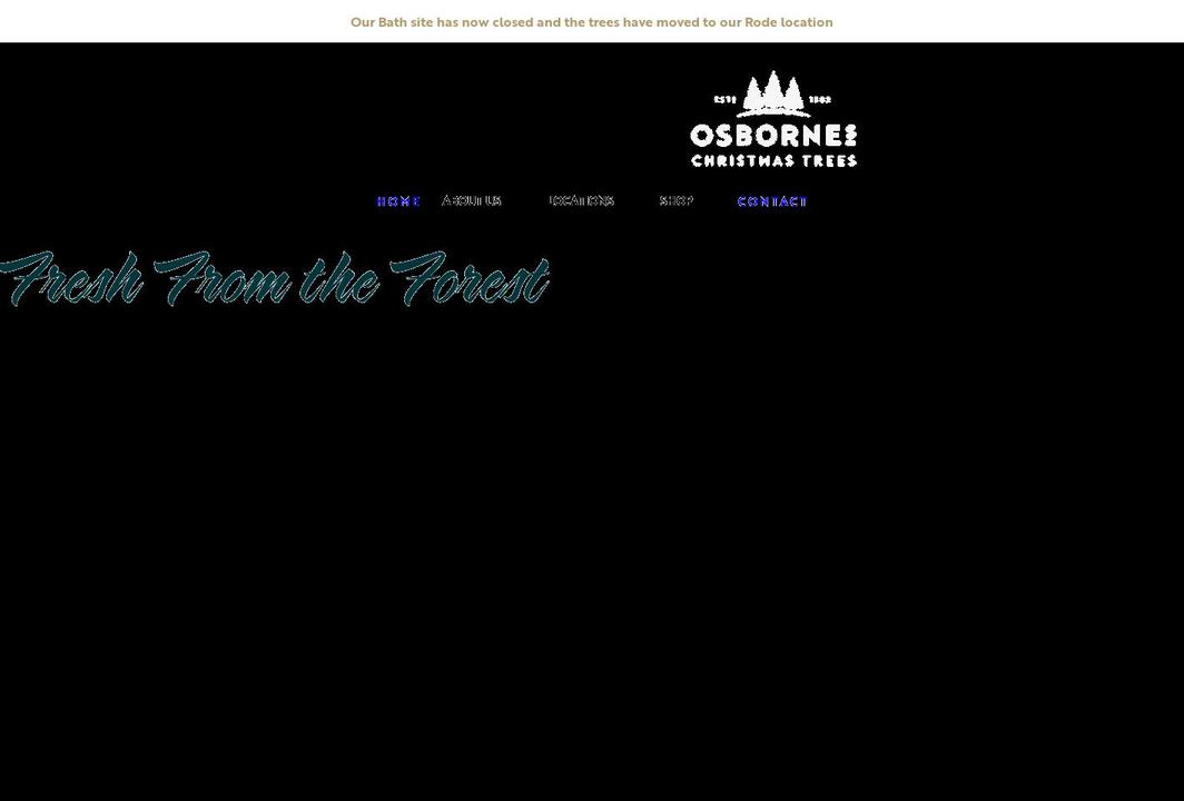 o-christmas.co.uk shopify website screenshot