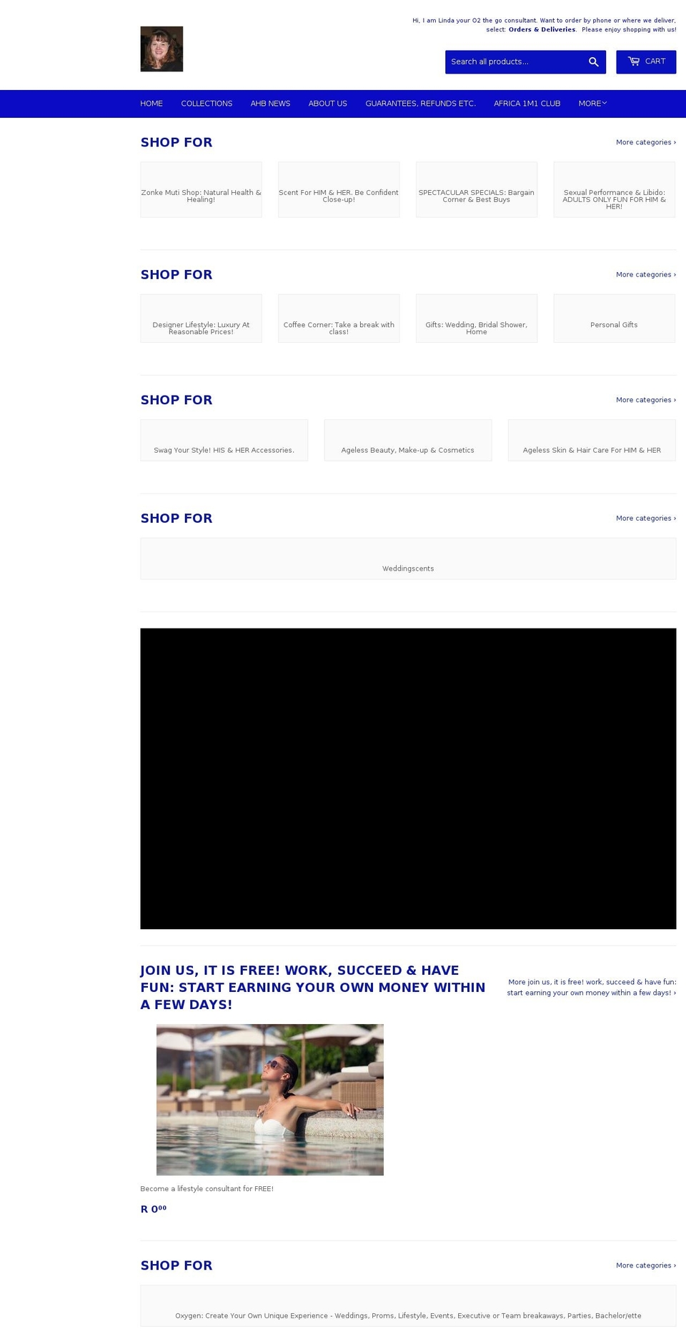o2-on-the-go.com — Shopify storefront screenshot