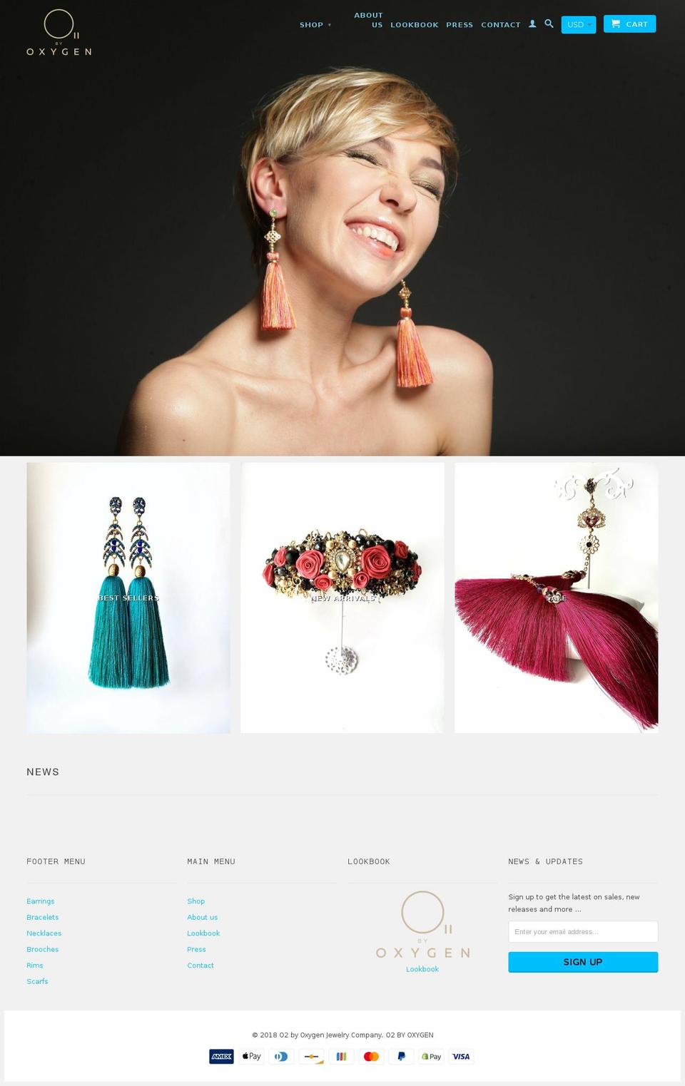 o2byoxy.com — Shopify storefront screenshot