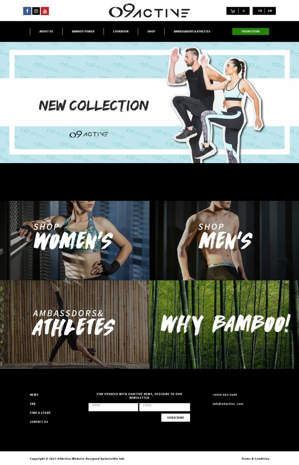 o9active.com — Shopify storefront screenshot