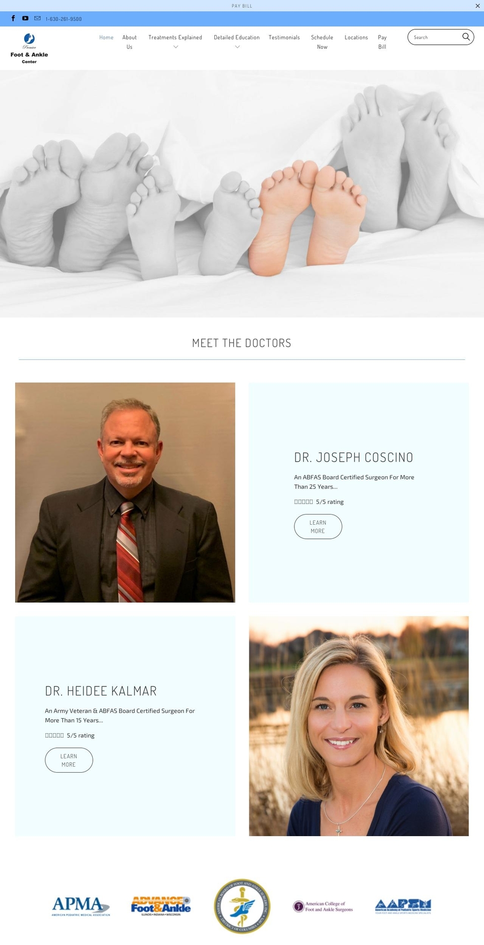oakbrookpodiatrist.com shopify website screenshot