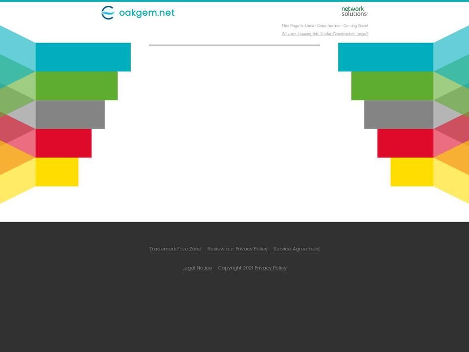 oakgem.net shopify website screenshot