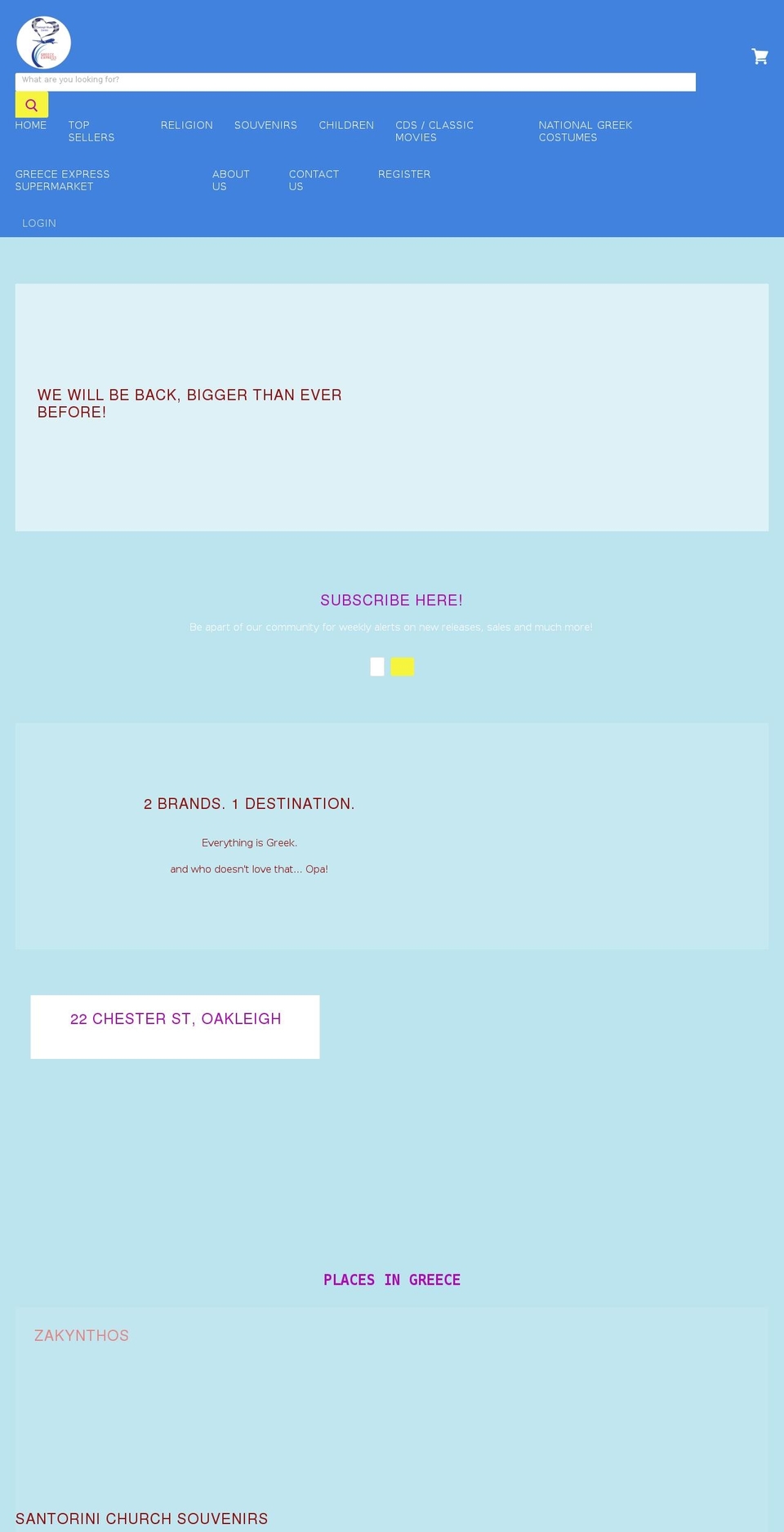 oakleighmusiccentre.com shopify website screenshot