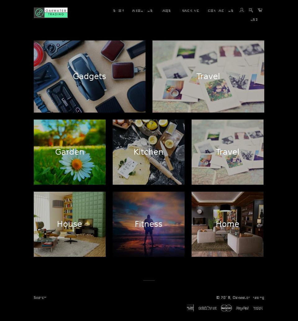 oakwatertrading.com — Shopify storefront screenshot