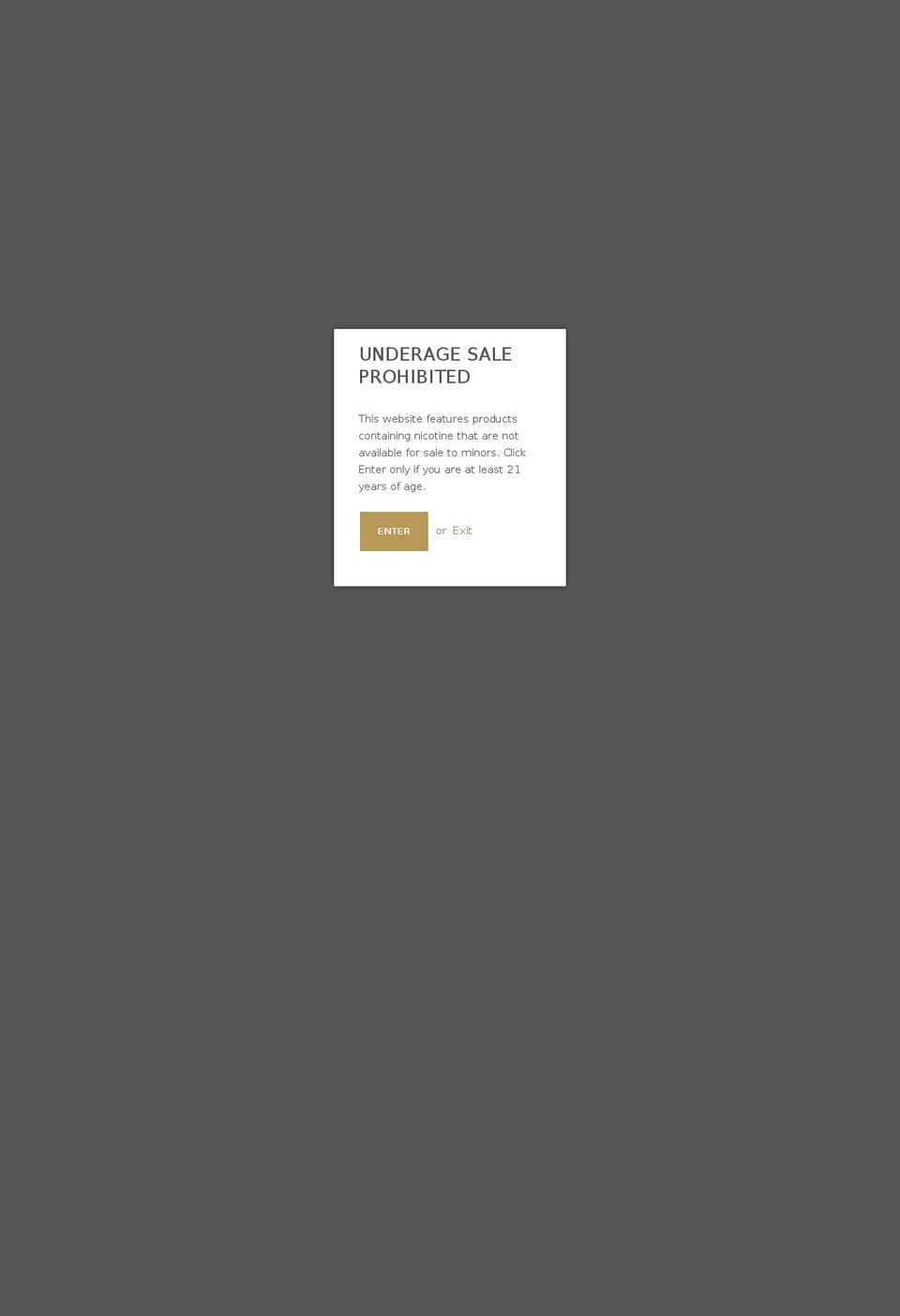 oakwoodvapors.com shopify website screenshot