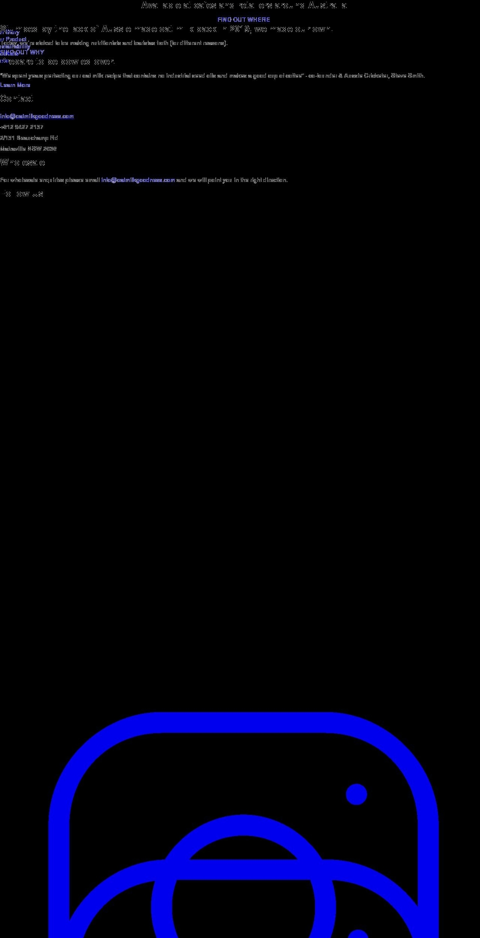 oatmilkgoodness.com shopify website screenshot