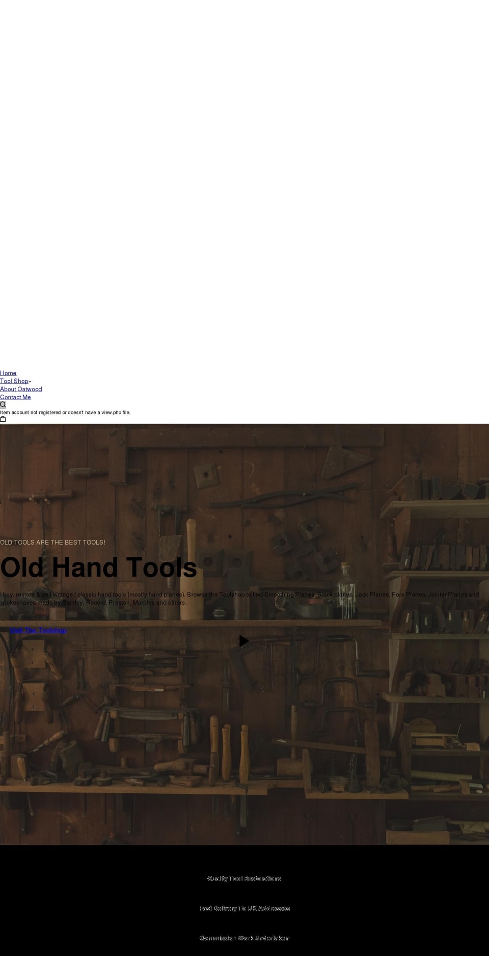 oatwood.com — Shopify storefront screenshot