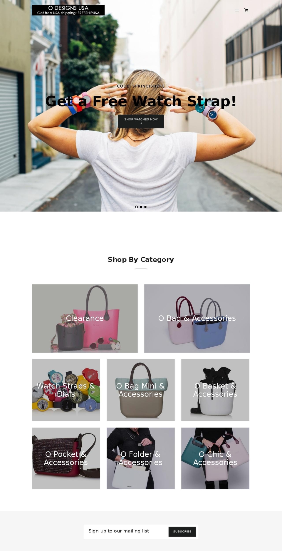 obagonlineusa.com shopify website screenshot