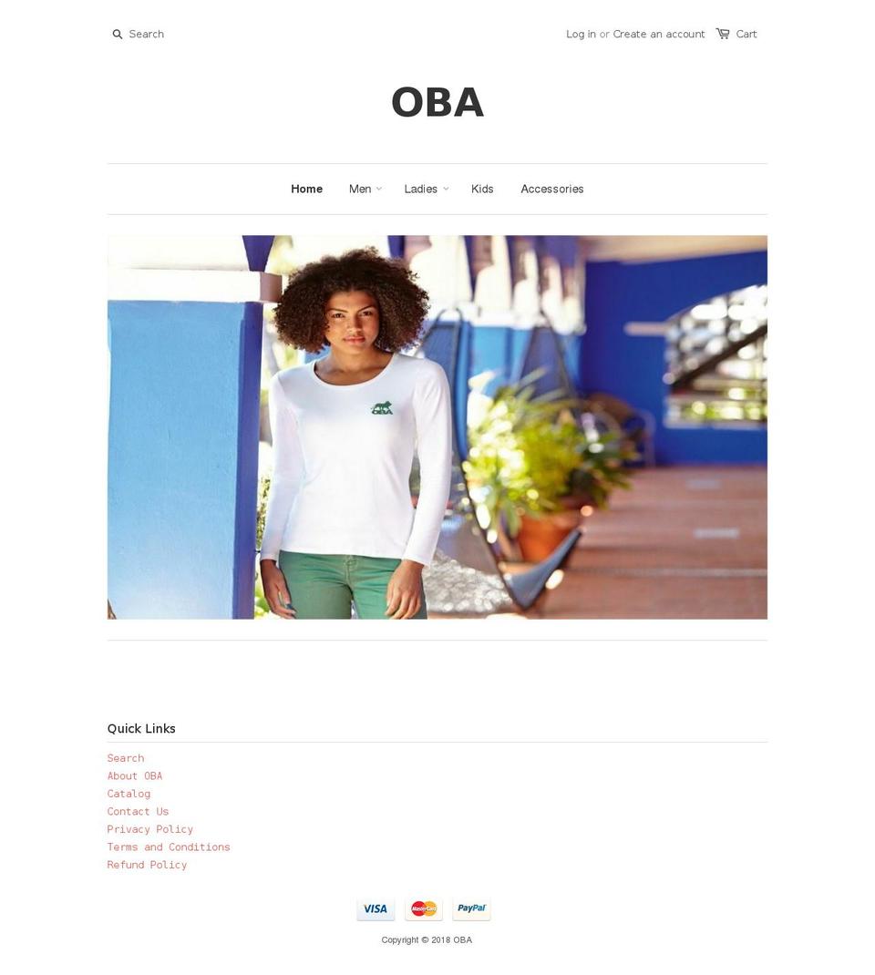 obawears.com — Shopify storefront screenshot