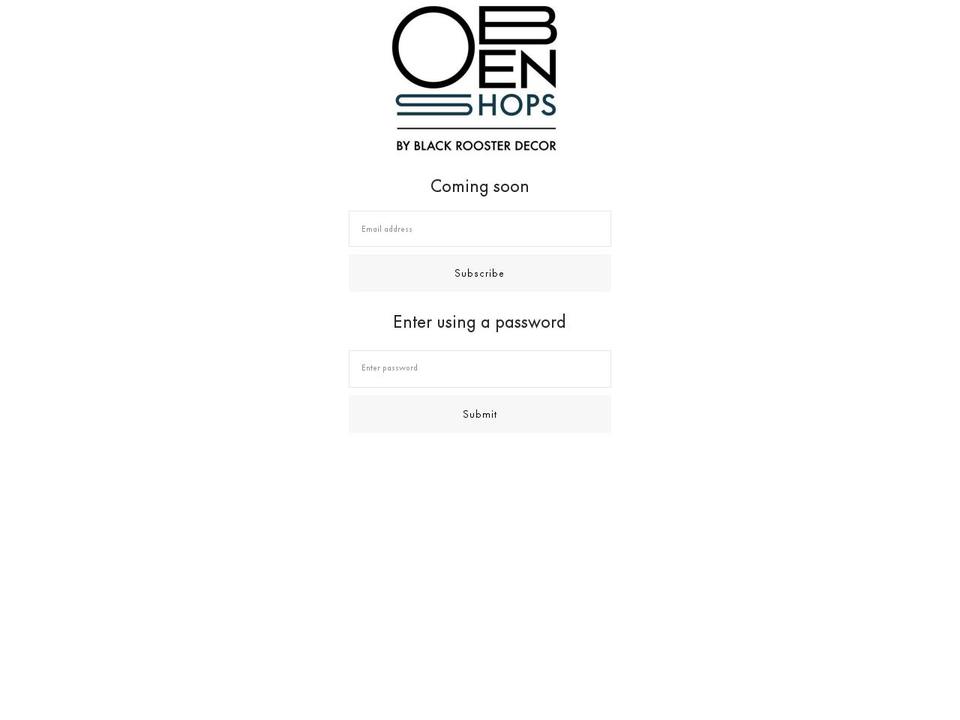 obenshops.com — Shopify storefront screenshot