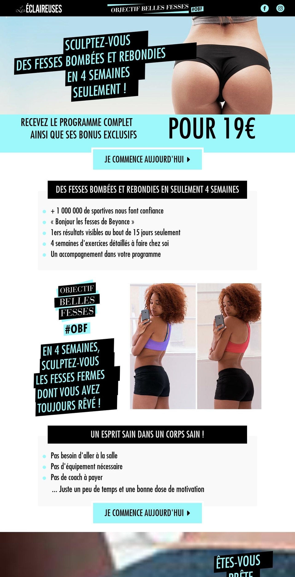 objectifbellesfesses.com — Shopify storefront screenshot