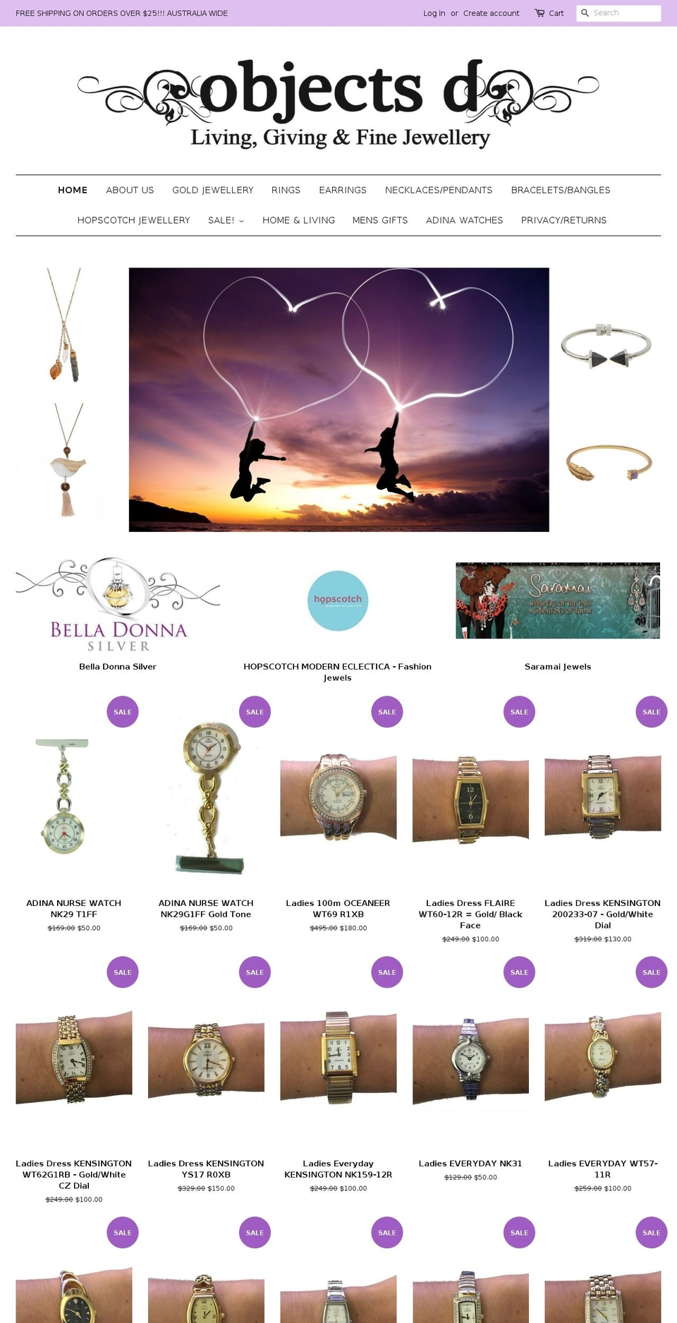 objectsd.com shopify website screenshot