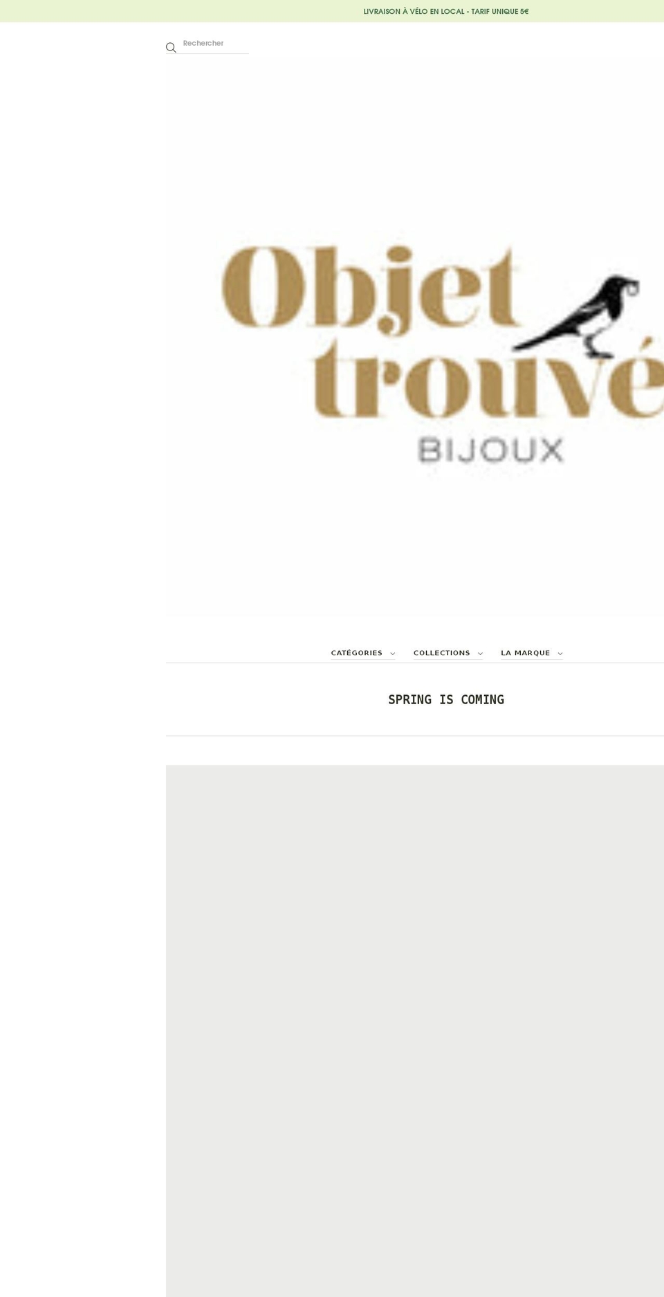 objettrouvebijoux.com shopify website screenshot