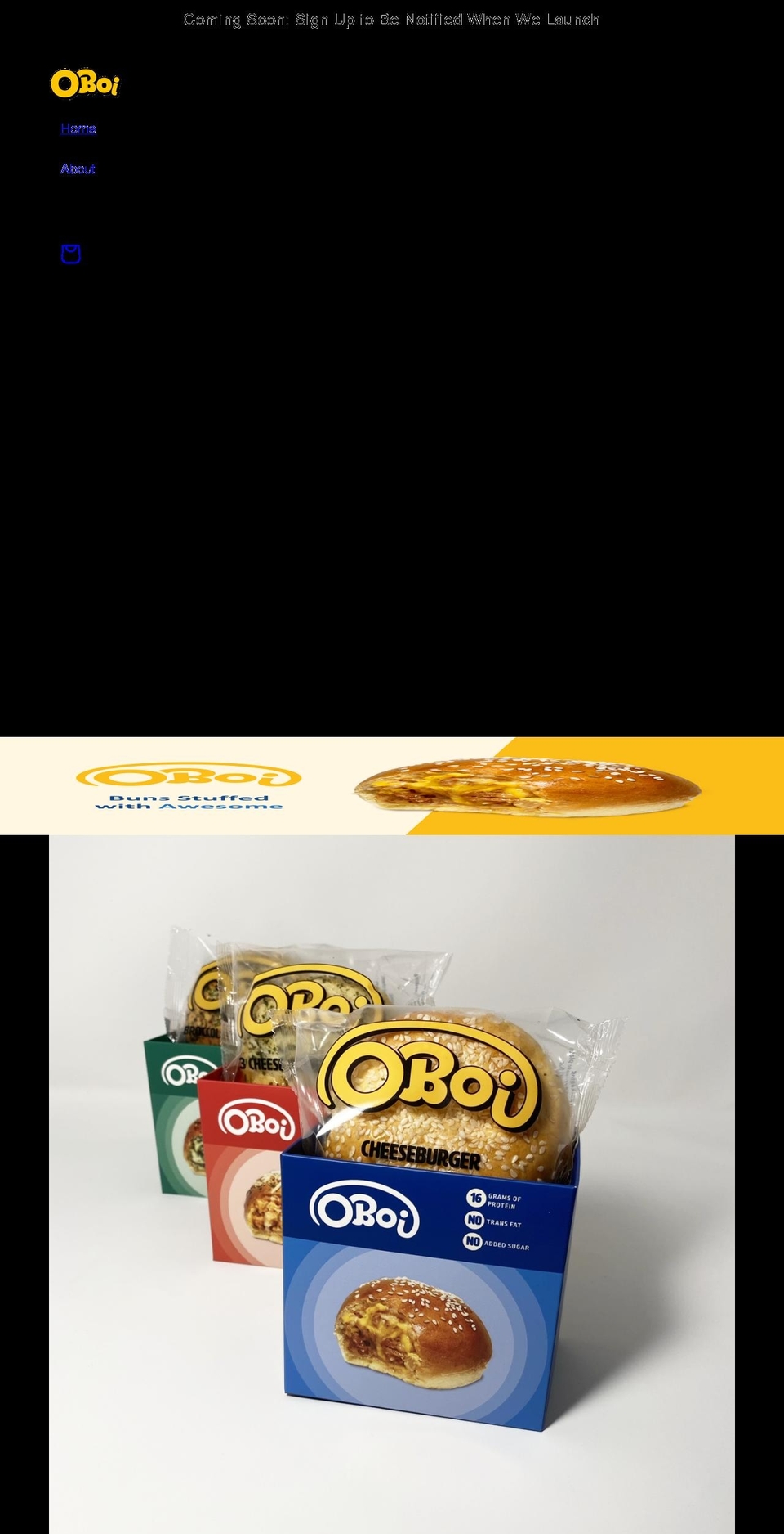 oboibuns.com shopify website screenshot