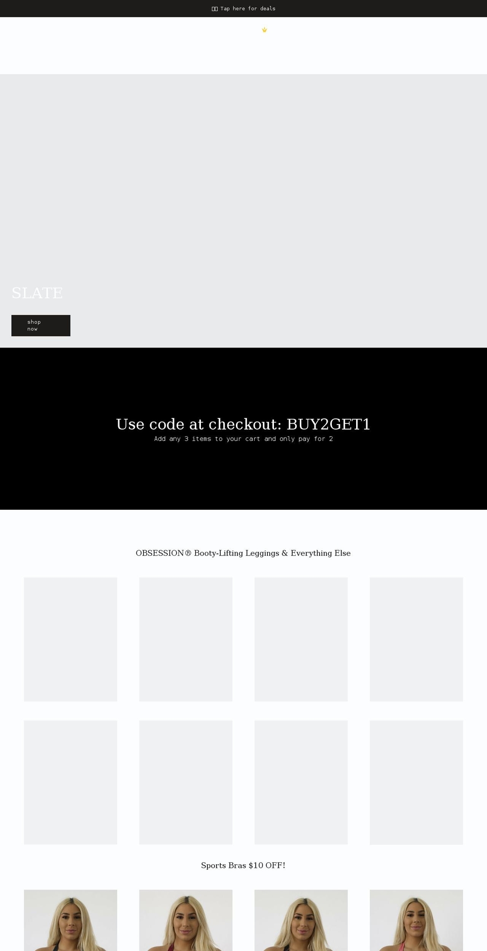 Black Friday Shopify theme site example obsessionshapewear.com