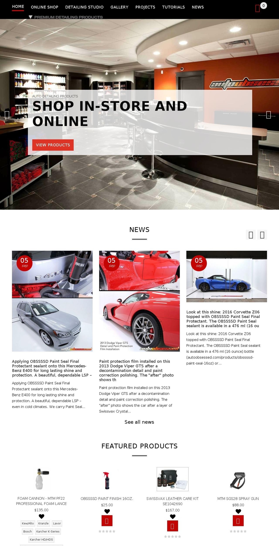 obssssdauto.com — Shopify storefront screenshot