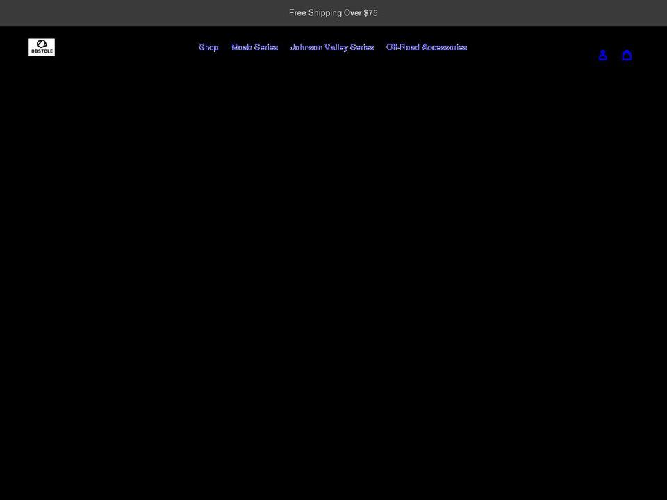 obstcle.com shopify website screenshot