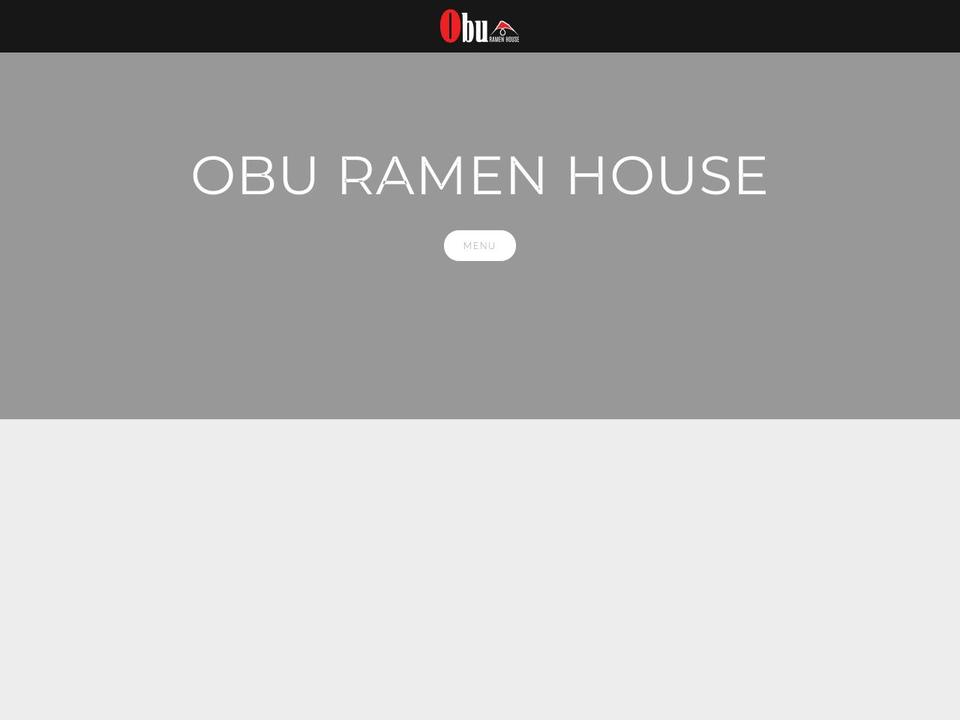 oburamenhouse.com — Shopify storefront screenshot