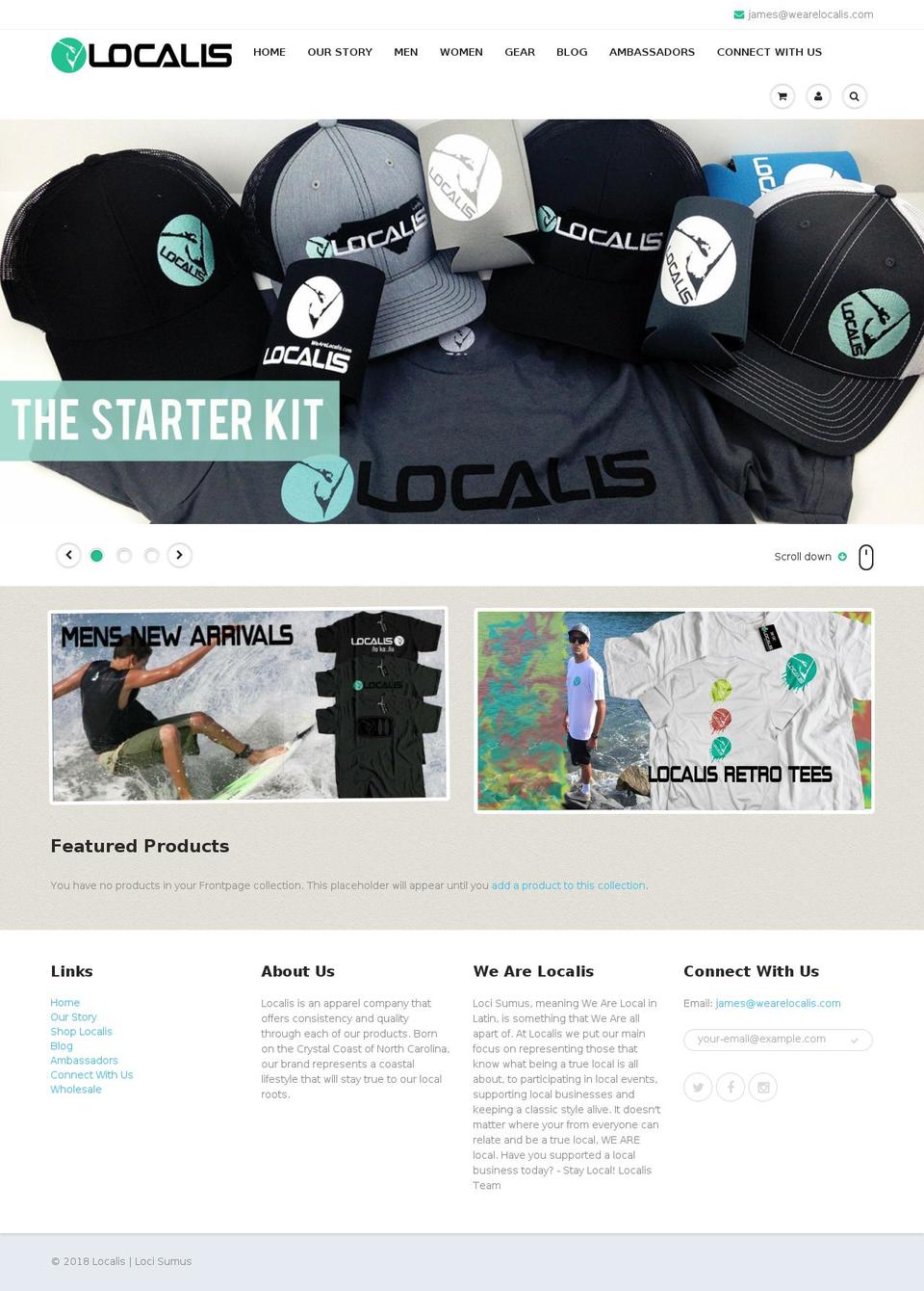 obxfishandsurf.com — Shopify storefront screenshot