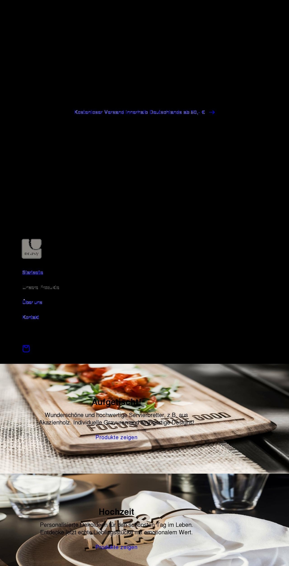 ocasy.de shopify website screenshot