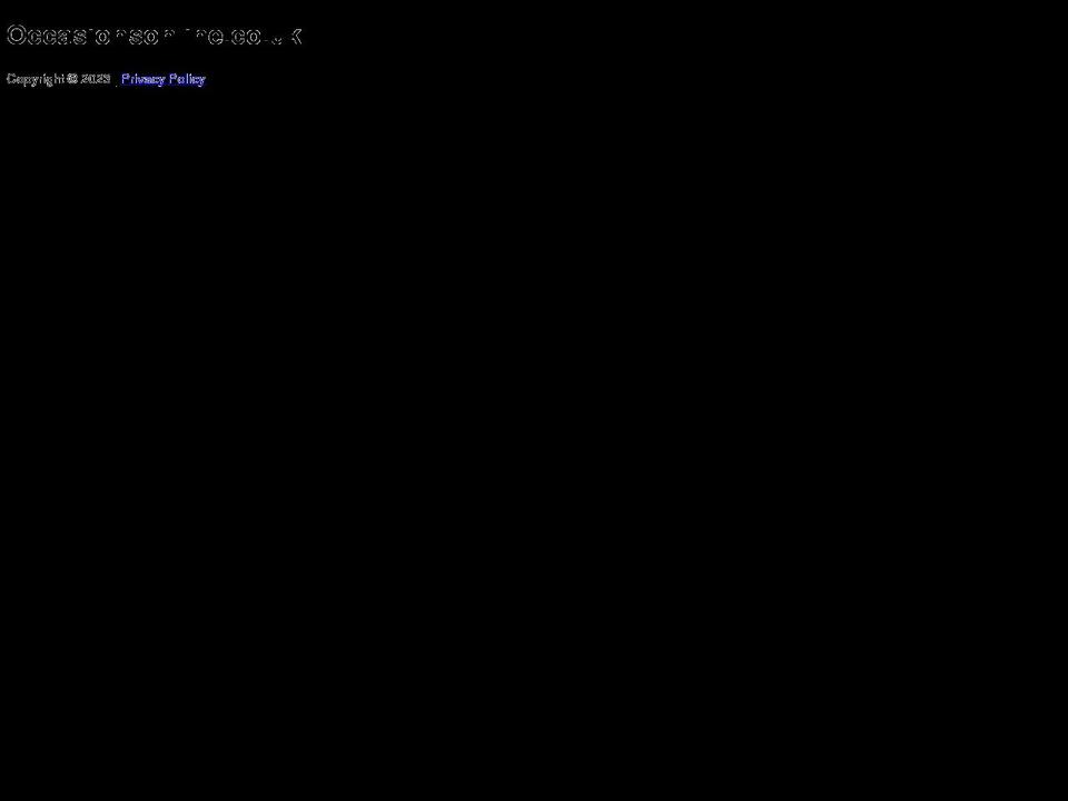 occasionsonline.co.uk shopify website screenshot