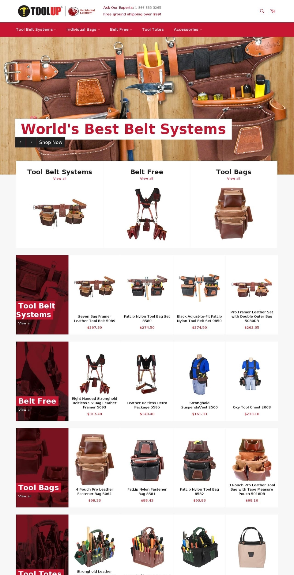 occidentalleatheroutlet.com shopify website screenshot