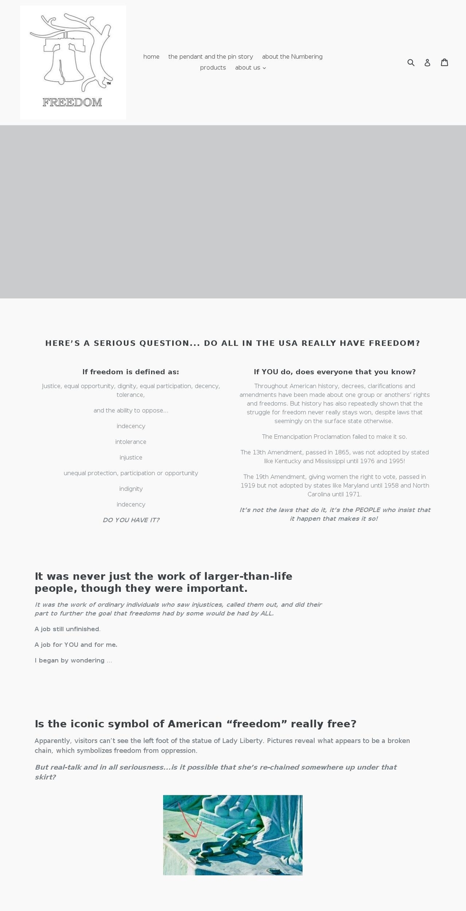 occupyfreedoms.com — Shopify storefront screenshot