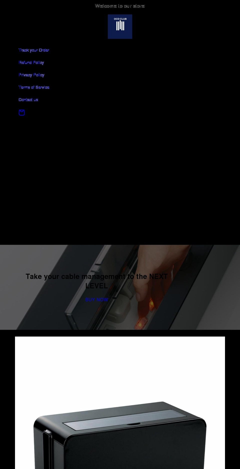 ocdclub.com shopify website screenshot