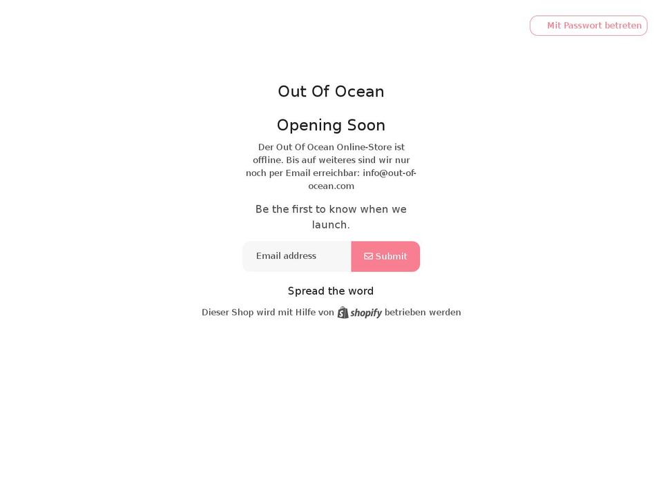 ocean-breathe.myshopify.com shopify website screenshot