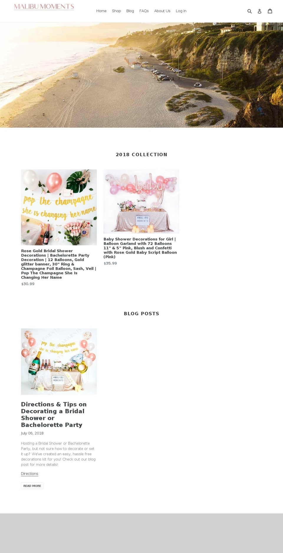 oceancrestinc.com — Shopify storefront screenshot