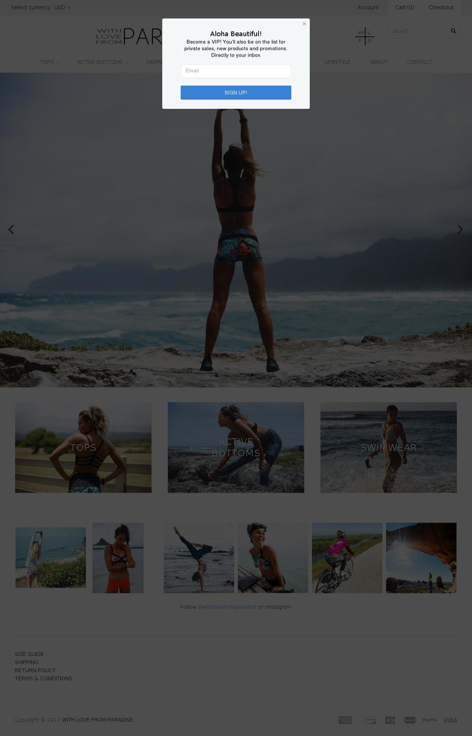 oceanenvy.com shopify website screenshot