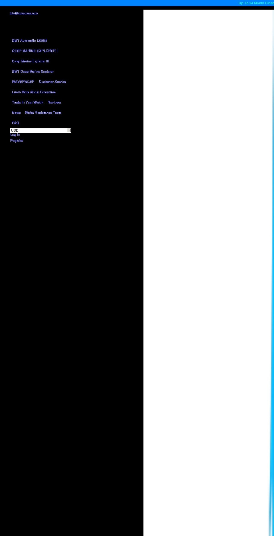 oceaneva.com — Shopify storefront screenshot