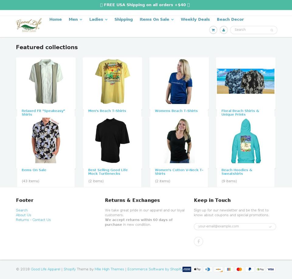 oceanholic.net shopify website screenshot