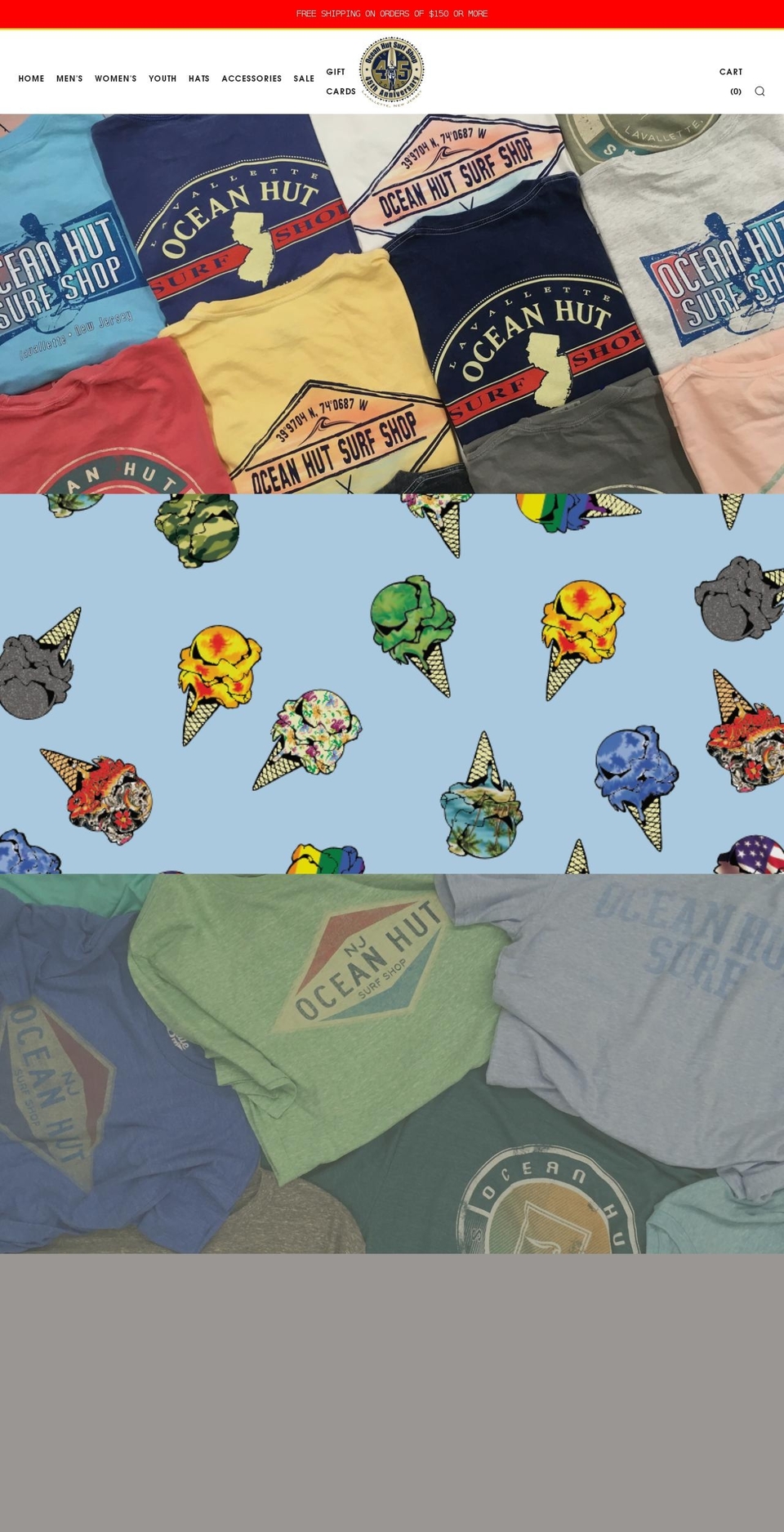 oceanhut.com shopify website screenshot