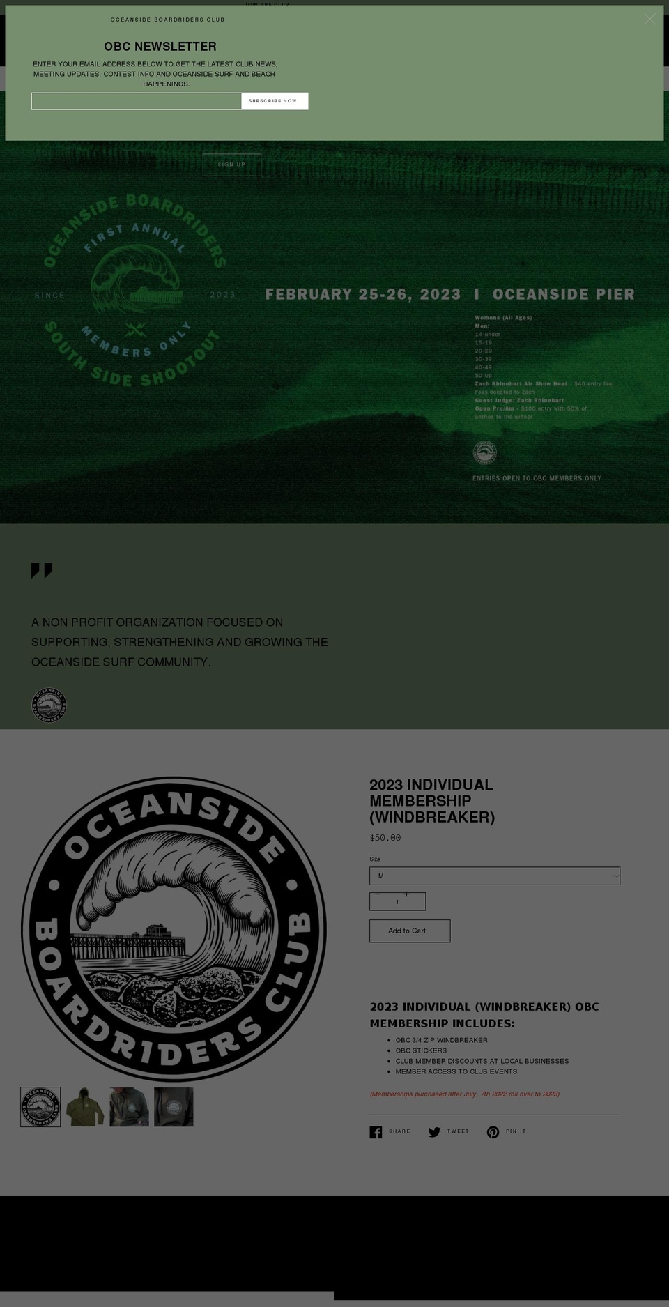 oceansideboardriders.org shopify website screenshot
