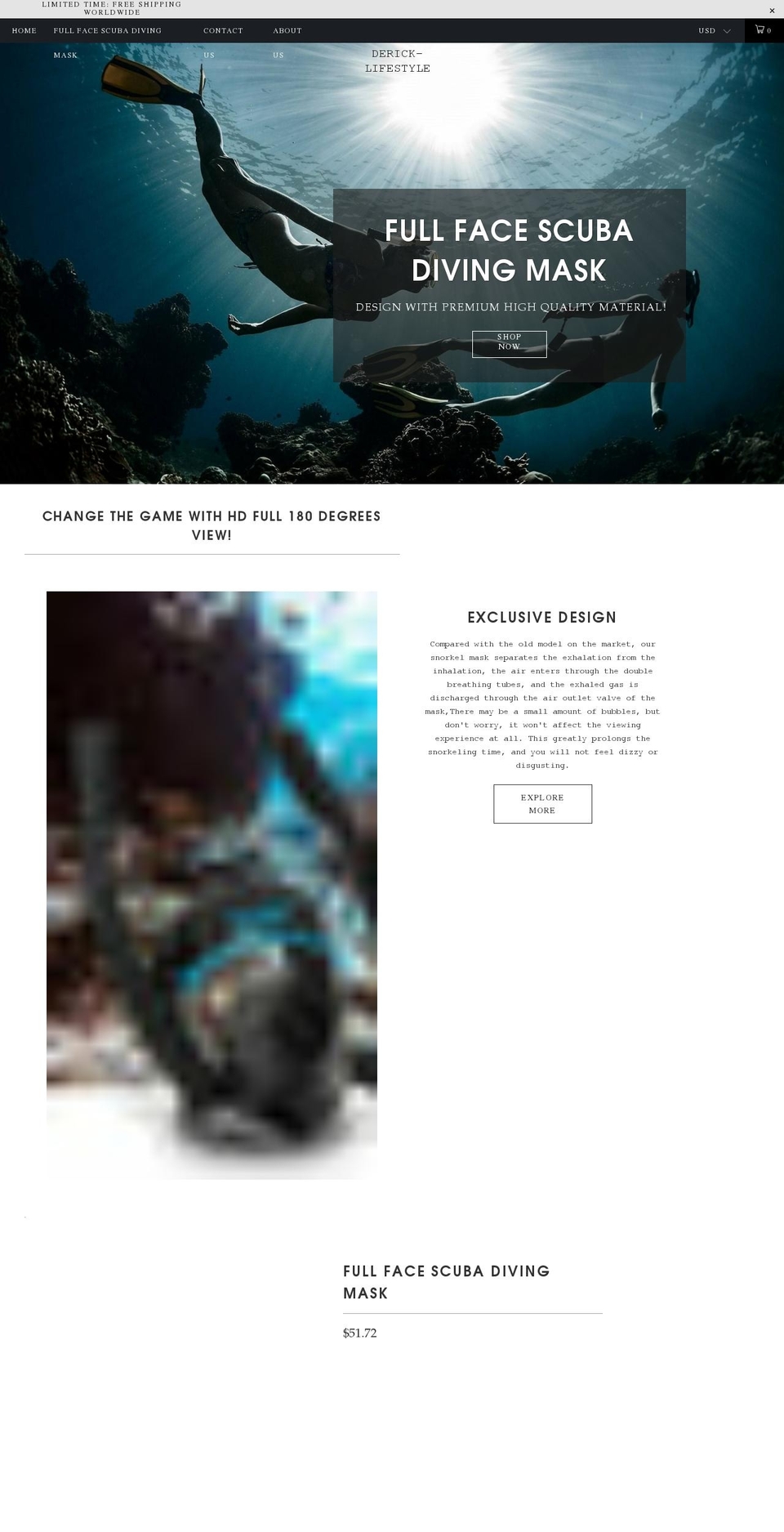 oceansidemask.com shopify website screenshot